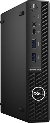 Dell OptiPlex 3080 Micro Form Factor Business Desktop (6-Core Intel i5-10500T, 16GB RAM, 512GB PCIe SSD + 1TB HDD (2.5), Intel UHD 630, RJ-45, HDMI, DP, WiFi, BT, Wired KB&M, Win 11 Pro) in Saudi Arabia