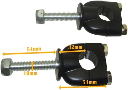 22 مللي متر 7/8 ''مقود الناهضون تفتق المشبك 10 مللي متر فيكس بولت ل 50cc 90cc 110cc 125cc حفرة الترابية دراجة in Kuwait