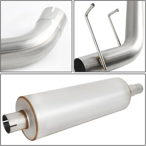 DNA MOTORING CBE-DR98-3959L نظام العادم الخلفي للقطط [متوافق مع 98-01 دودج رام 1500 2500 3500 الكابينة القياسية والكابينة الممتدة 3.9 5.2 5.9L] in Saudi Arabia
