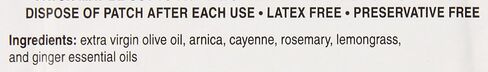 رقع طبيعية من رقعة فيرمونت أرنيكا للعضلات والمفاصل المريحة بالزيت العطري للجسم، كيس رقعة واحدة (عبوة من 6 قطع) in Kuwait