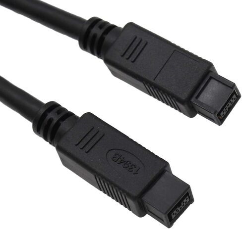1.8 متر/6 قدم FireWire 1394b 800 IEEE 9 Pin to 9 Pin Male to Male Cable for Mac Pro، MacBook Pro، Mac Mini، iMac PC، الكاميرات الرقمية، SLR (9 pin إلى 9 pin) in Kuwait