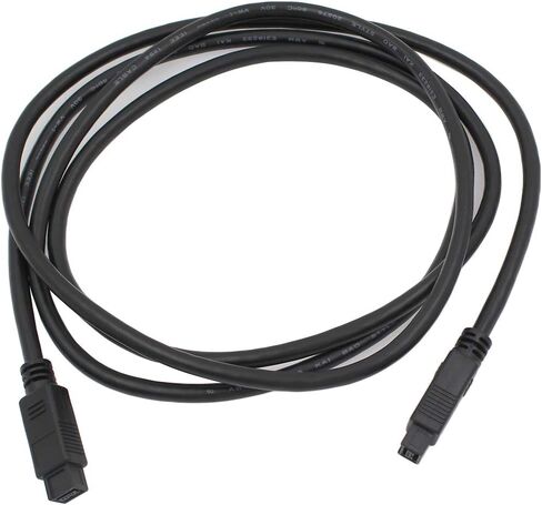1.8 متر/6 قدم FireWire 1394b 800 IEEE 9 Pin to 9 Pin Male to Male Cable for Mac Pro، MacBook Pro، Mac Mini، iMac PC، الكاميرات الرقمية، SLR (9 pin إلى 9 pin) in Kuwait