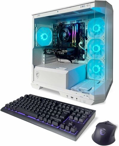 Inferno 4060 Series Gaming Desktop PC – AMD Ryzen 5 5600X 3.7 GHz, Geforce RTX 4060, 1TB NVME SSD, 16GB DDR4 RAM 3600 RGB, Wi-Fi, Bluetooth, Windows 11 Home in Saudi Arabia