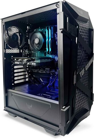 Inferno 4060 Series Gaming Desktop PC – AMD Ryzen 5 5600X 3.7 GHz, Geforce RTX 4060, 1TB NVME SSD, 16GB DDR4 RAM 3600 RGB, Wi-Fi, Bluetooth, Windows 11 Home in Saudi Arabia
