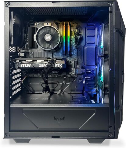 Inferno 4060 Series Gaming Desktop PC – AMD Ryzen 5 5600X 3.7 GHz, Geforce RTX 4060, 1TB NVME SSD, 16GB DDR4 RAM 3600 RGB, Wi-Fi, Bluetooth, Windows 11 Home in Saudi Arabia