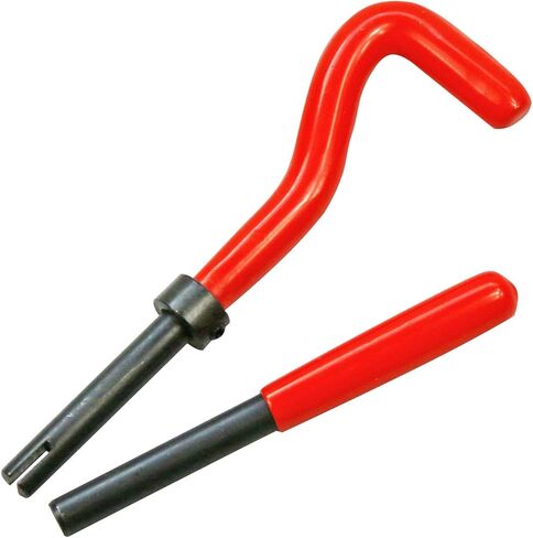 مجموعة إصلاح خيط أداة Highking، M10 x 1.25 مم مجموعة أدوات إصلاح الخيط المترية المتوافقة مع مجموعة أدوات إصلاح السيارات (M10X1.25) in Kuwait