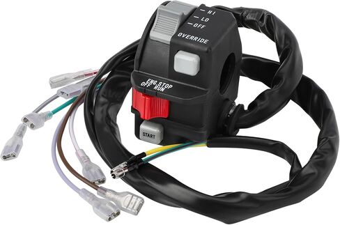 M MATI Left Handlebar Switch Start Kill Stop Headlight Button for Polaris Trail Boss Sportsman Big Boss Scrambler Magnum Xplorer Sport 250 300 350 400 425 1989-1995 4110157 4110142 4110095 4110087 in Saudi Arabia