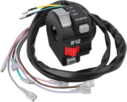 M MATI Left Handlebar Switch Start Kill Stop Headlight Button for Polaris Trail Boss Sportsman Big Boss Scrambler Magnum Xplorer Sport 250 300 350 400 425 1989-1995 4110157 4110142 4110095 4110087 in Saudi Arabia
