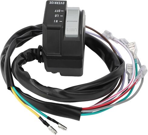 M MATI Left Handlebar Switch Start Kill Stop Headlight Button for Polaris Trail Boss Sportsman Big Boss Scrambler Magnum Xplorer Sport 250 300 350 400 425 1989-1995 4110157 4110142 4110095 4110087 in Saudi Arabia