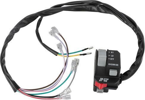 M MATI Left Handlebar Switch Start Kill Stop Headlight Button for Polaris Trail Boss Sportsman Big Boss Scrambler Magnum Xplorer Sport 250 300 350 400 425 1989-1995 4110157 4110142 4110095 4110087 in Saudi Arabia