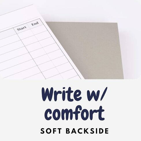 Activity Log (60-sheets, 120 pages) front-back, Notepad for Offices & Productivity, Tasks Appointments Contacts, w/ backplate for better writing, 100gsm quality paper no tear or bleed - Designed in in Saudi Arabia