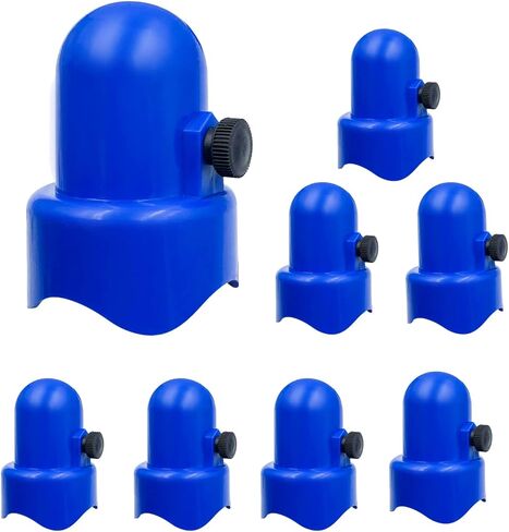 1.5 Inch Diameter Trampoline Enclosure Pole Caps with Screw Thumb,Trampoline Safety Net Pole-Top Holders,Trampoline Accessories in Saudi Arabia