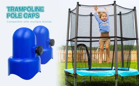 1.5 Inch Diameter Trampoline Enclosure Pole Caps with Screw Thumb,Trampoline Safety Net Pole-Top Holders,Trampoline Accessories in Saudi Arabia