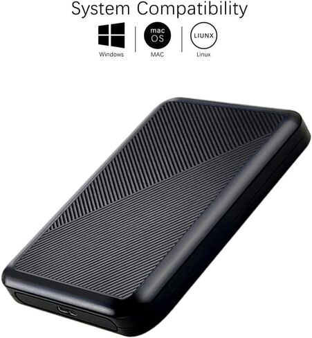 250GB Ultra Slim Portable External Hard Drive USB 3.0 HDD Storage for PC, Mac, Laptop, PS4, Xbox one in Kuwait