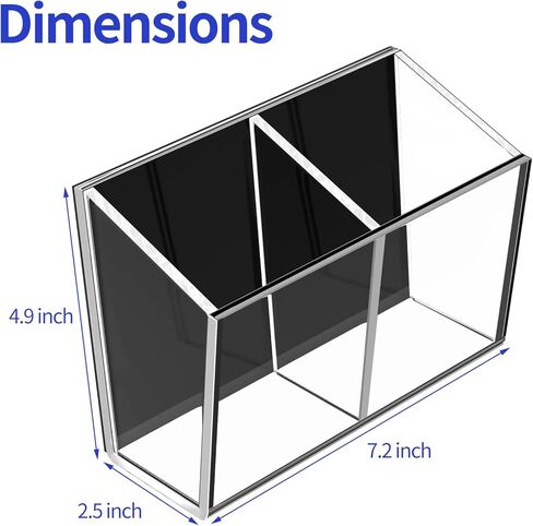 Carmanon Magnetic Pen Holder, Acrylic Magnetic Dry Erase Marker Holder Pencil Cup Holder for School, Office, Locker, Strong Magnetic Locker Organizer Accessories for Whiteboard, Refrigerator in Kuwait