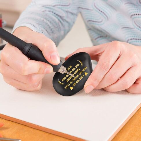 Welsky Dad Gifts from Daughter Son-Best Dad Gifts Unique Engraved Stone for Dad Birthday Gifts Ideas, Dad Present Retirement Appreciation Gifts for Dad Paperweight Pebble in Kuwait