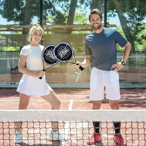 مضرب Padel A1-Series، مضرب تنس Plai Paddle مع إطار من ألياف الكربون بالإضافة إلى نقطة رائعة معززة للتحكم والقوة، رائع للاعبين المبتدئين والمتوسطين in Kuwait