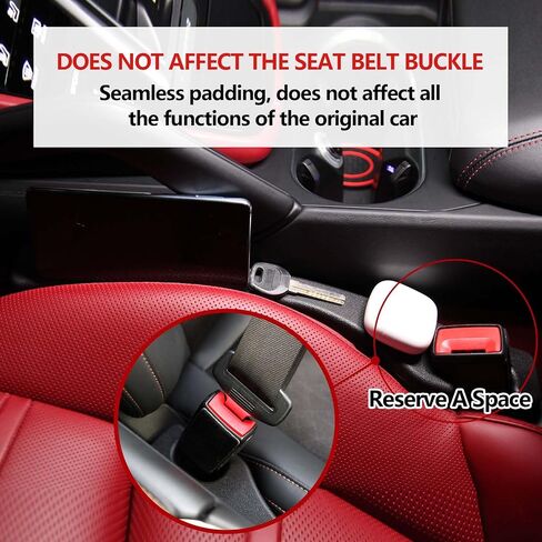 Car Seat Gap Filler and Coasters 2 Pack Car Seat Gap Plugs for Cars Trucks SUV Fill The Gap Between Seat and Console Stop Belongings from Dropping in Saudi Arabia