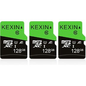 بطاقة ذاكرة KEXIN Micro SD سعة 64 جيجابايت مع محول SD بطاقة ذاكرة microSDXC UHS-I C10 U1 بطاقة Micro SD عالية الدقة وبطاقة TF عالية السرعة للهواتف الذكية والكمبيوتر اللوحي وكاميرا داش وكاميرا بدون طيار ووحدة تحكم ألعاب بدون طيار، 64 جم 3 عبوات in Kuwait