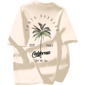 Boy's Tropical Graphic Tees Crewneck Short Sleeve Casual T Shirt Summer Tops in Kuwait