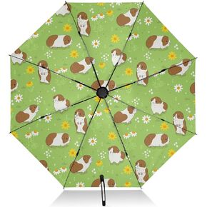 Folding Umbrella Compact Travel Umbrella Automatic Open/Close, Inverted Design for Rain Windproof UV Protection Large Portable for Women Men