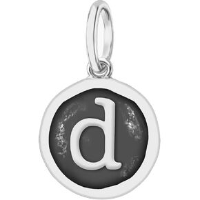 Initial Charm for Bracelet Women's Alphabet Necklace Charms Silver Letter Charm for Pandora Bracelets
