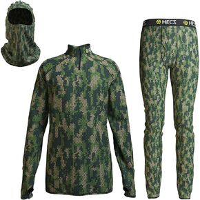 HECS Hunting-High Performance Base Layer-Underwear with Patented Technology for Deer, Big Game & Turkey Hunting