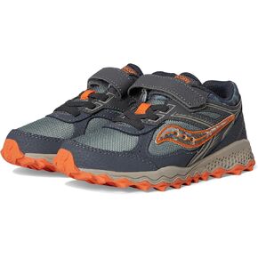 Saucony Cohesion TR14 A/C Trail Running Shoes (Little Big Kid) Sneaker, Olive/Camo, 4 US Unisex