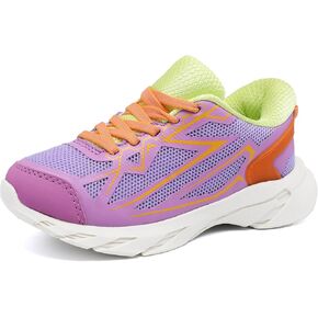 HOMEHOT Boys Girls Lightweight Breathable Sneakers Strap Athletic Tennis Shoes for Running Walking (Toddler/Little Kid/Big Kid)