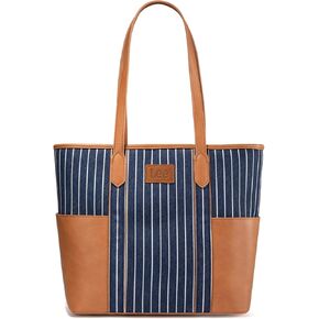Montana West x Lee Shoulder Tote Bag for Women, Medium Top Handle Handbag Work Travel Hobo Purse