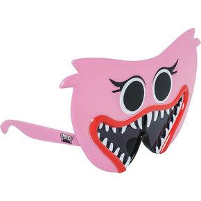 Sun-Staches الرسمية Poppy's Playtime Sunglasses | Kissy Missy أو Huggy Wuggy Costume Ascide | حجم واحد يناسب معظم الأطفال