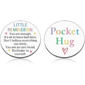 GGOJAGST Easter Basket Stuffers - Inspirational Gifts for Kids, Teens, Girls, Boys - Stress Relief Gifts for Women, Men - Pocket Hug Toddlers Easter Basket for Classroom
