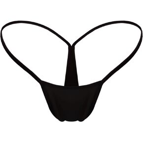 Women G String Micro Thong Panties Seamless No Show Low Rise Bikini Bottom Underwear