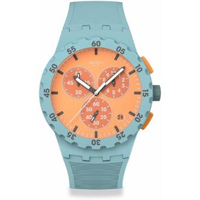 Swatch Casual Watch Unisex Green Quartz Plastic Juicy Apricot