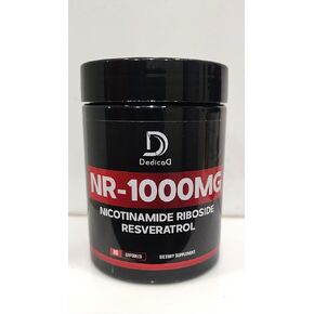 ملحق NAD مع الريبوسيد النيكوتيناميد و RESVERATROL - NR للرجال والنساء - 80 كبسولة