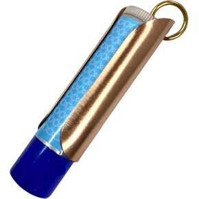Tallac House Stainsal Steel Lip Balm chistkain sleeve keyving مع حماية الاتصال بالاتصال لا تتوافق مع العلامة التجارية. صنع في الولايات المتحدة