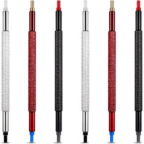 6 Pcs Watch Hand Presser Tool Set, Multi Hole Sizes Watch Hands Pusher Stainless Steel Watchband Repair Removal Kit for Wristwatch Watchmakers