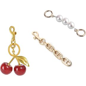 Cherry Bag Charm, Cherry Keychain Hanging Purse Charm Decoration Cute Pendant for Women in Kuwait