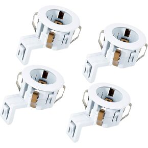 ACROPIX Car Rear Bumper PDC Parking Sensor Retainer Holder Fit for Toyota Sienna - Pack of 4 White