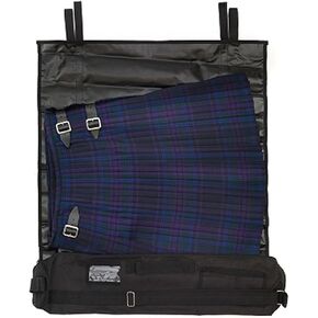 Plain Black Kilt Roll Carrier Kilt Garment Bag Kilt Carrier Bag