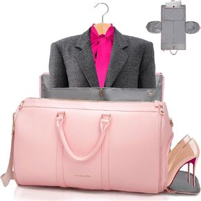 Travel Garment Bag Carry On, Convertible Garment Bags for Travel Suits and Dresses Folding, Garment Duffle Bags for Travel Carry On, Garment Duffel Bags for Travel, Carry on Garment Bag