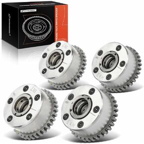 A-Premium 4PCS Intake & Exhaust Variable Valve Timing (VVT) Sprocket Gear Camshaft Adjuster Compatible with Ram 1500 & Jeep Grand Cherokee, Wrangler & Dodge Caravan, Charger, Journey & Chrysler 200