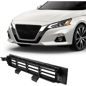Front Lower Active Radiator Grille Shutter Assembly with Air Actuator Motor, fit for 2016-2018 Nissan Altima / 2015-2024 Murano, Replace 623309HS0A 62330-9HS0A NI1206102