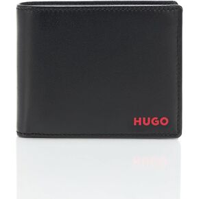 HUGO Subway Soft Leather Wallet, Black Currant, PCE.