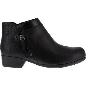 Rockport Women's Carly Work Safety Toe Bootie Casual Boots