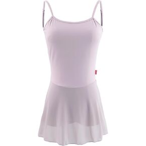 Teen Girls Women Mesh Skirted Leotards for Women Ballet, Dance Dress for Training, Skating
