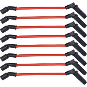 57730 New Heat Spark Plug Ignition Wires Set Compatible with Buick Rainier,Cadillac Escalade,Chevrolet Chevy Avalanche Express 1500 2500 3500 Silverado,GMC Savana,Hummer H2,Isuzu Ascender