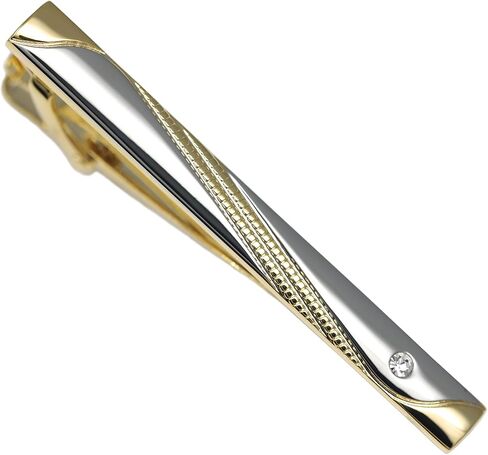 Men's 2" Daily Wear Tie Clips Birthday Wedding Tie Bar Gift For Him in Saudi Arabia
