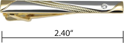 Men's 2" Daily Wear Tie Clips Birthday Wedding Tie Bar Gift For Him in Saudi Arabia
