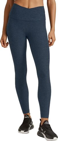 Beyond Yoga Women's Spacedye at Your Leisure High Waisted Midi Legging, Super Soft Yoga Leggings with V-Shape Waistband in Saudi Arabia